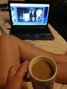 Me, my coffee, and Blue Bloods.  Perfection.